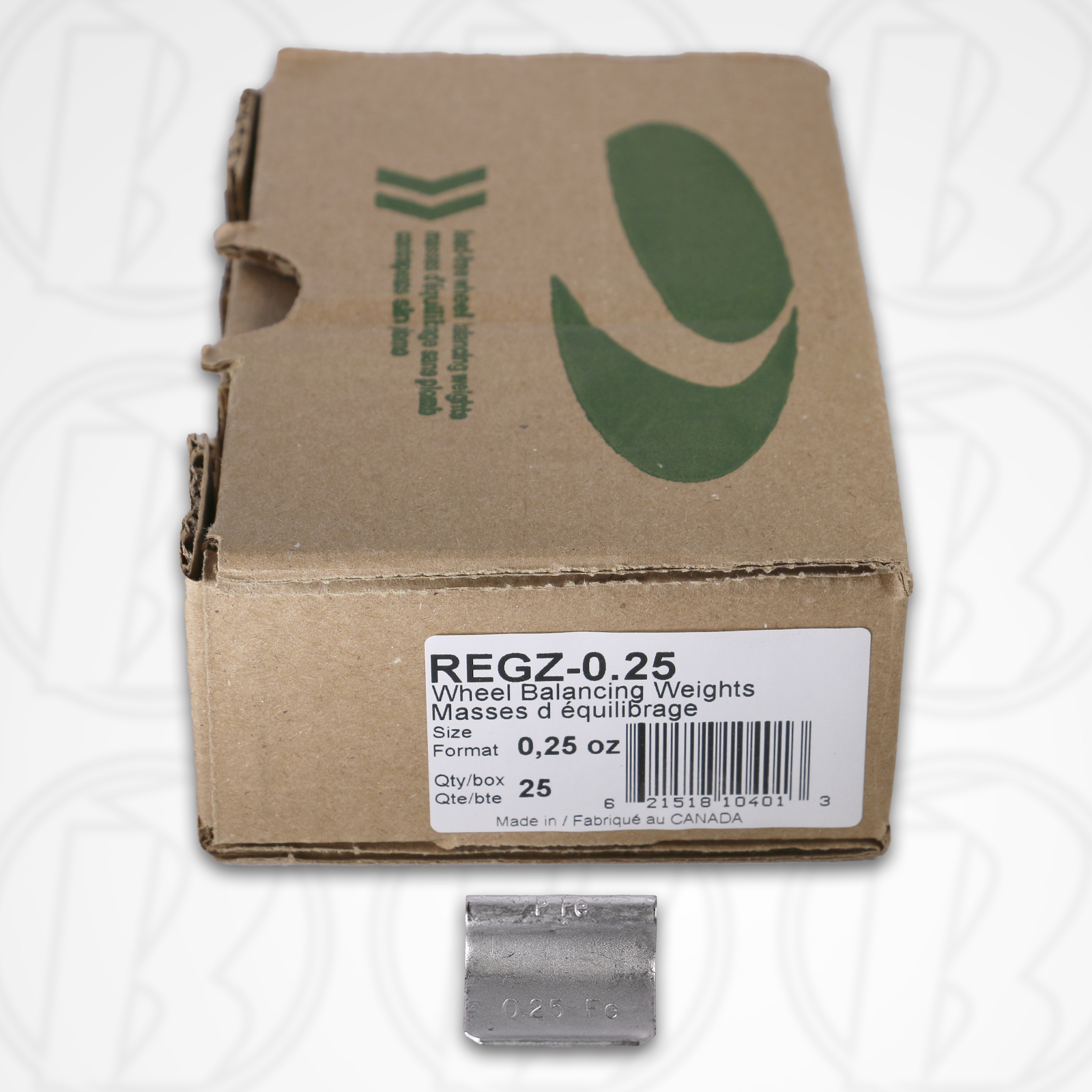 25 pc | Steel 0.25 oz Clip / Hammer on Wheel Balancing Weights 25 pc | Steel 0.25 oz Clip / Hammer on Wheel Balancing Weights